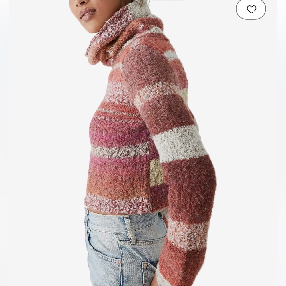 Free People My Girl Turtleneck Sweater S